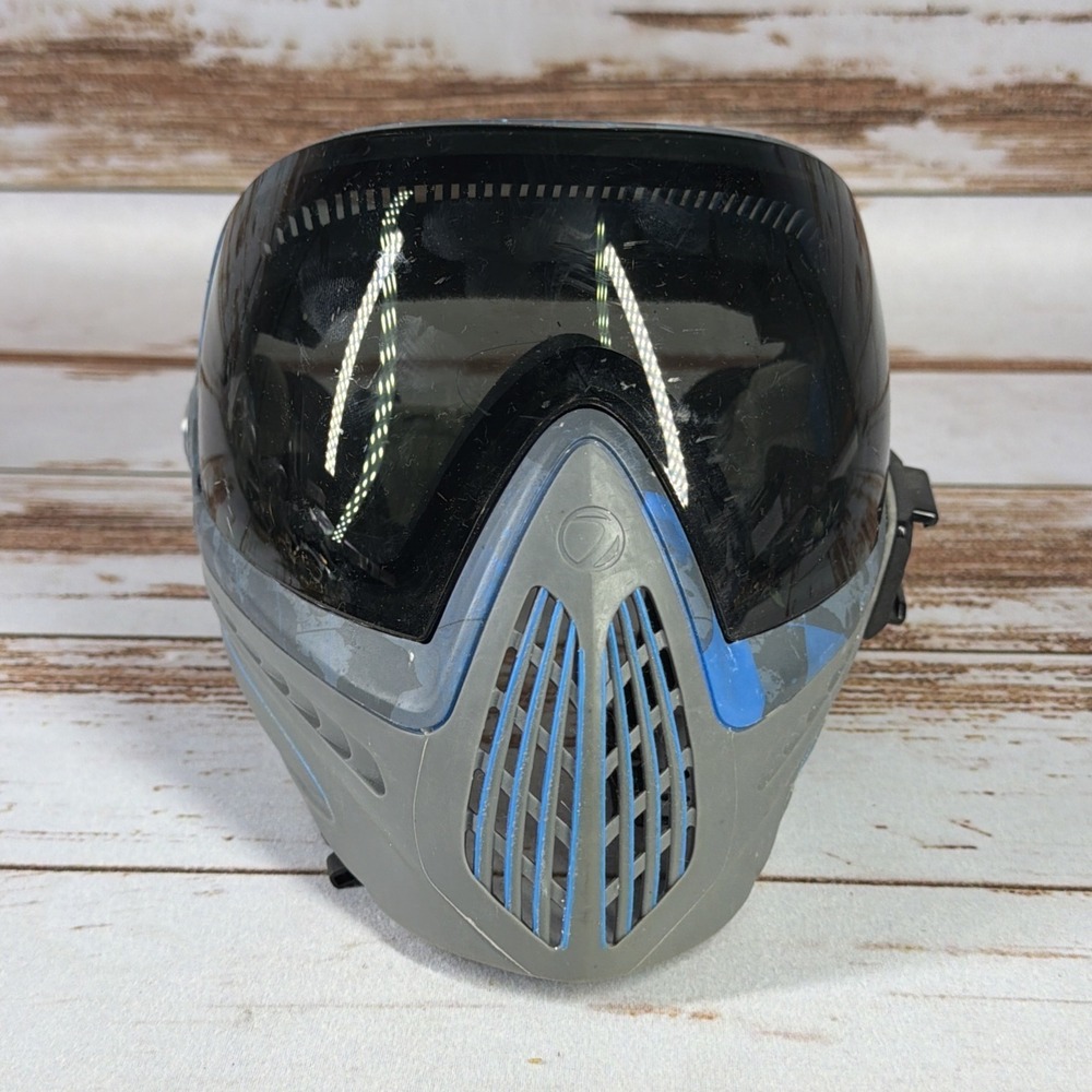 Dye Invision Goggles i4 Pro Paintball Mask Blue Cloth Used Heavy Wear READ